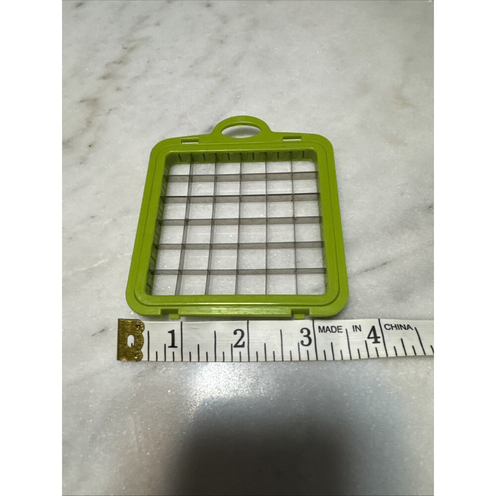 Raiqee Food Chopper Slicer 14mm x 14mm Dicing Blade Replacement Part Green